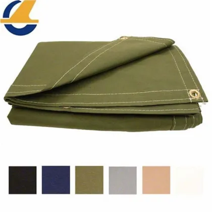 Drab Workhorse Polyester Canvas Tarps