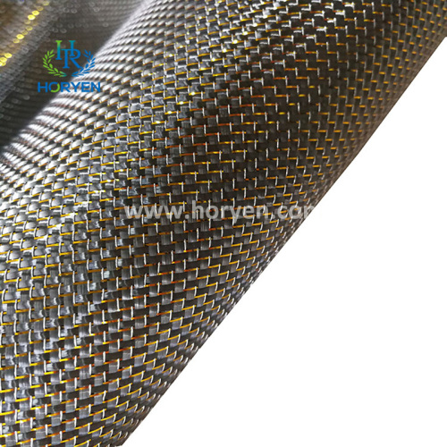 China 3K Colorful Reflection Metallic Glitter Carbon Fiber Fabric Supplier