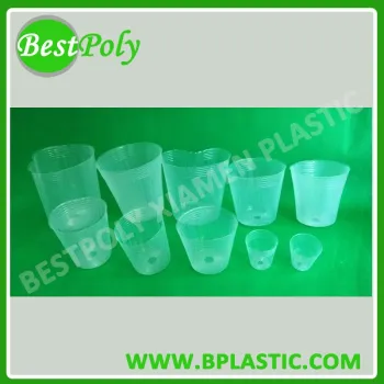 Low price! Clear plastic soft flower pot for orchid wholesale
