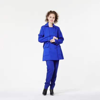 Casual women pants blue