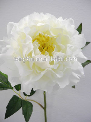 70cm light white color peach peony artificial flower sell to yiwu flower factory 27985PN                
                                    Quality Assured
