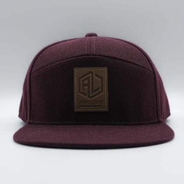 Custom Fashion Trucker Hat with 3D Embroidered Patch and Woven Labels Snapback Cap