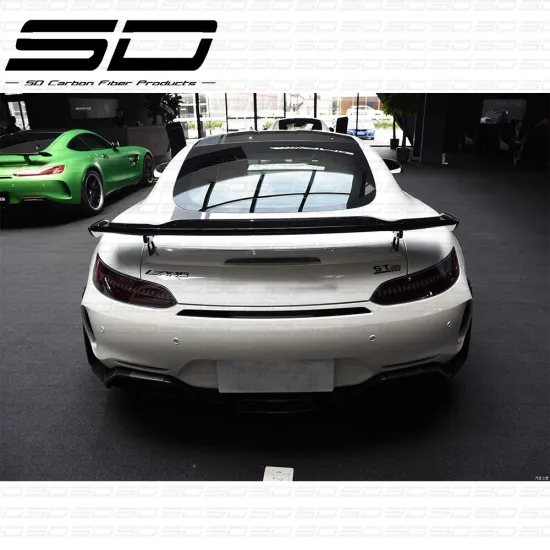 Dry Carbon Fiber Rear Spoiler for AMG GT GTR PRO Type Rear Wing