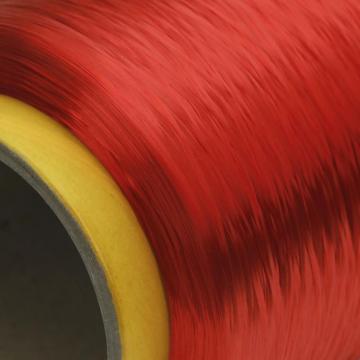 1000d/192f High Tenacity polyester red yarn 60tpm