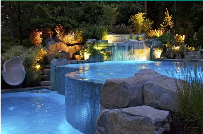 Power for pool and spa lights