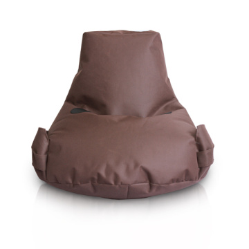 Bruine stoel met piggy bean bag voor kinderen