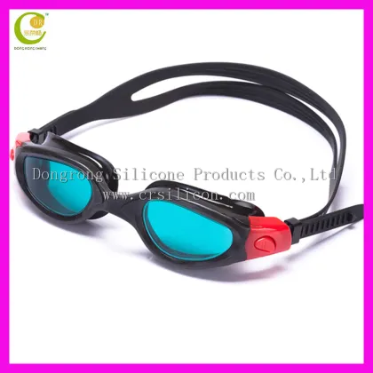 Rainbow swimming goggles,waterproof silicone rubber swimming goggles,indoor glass swimming pool