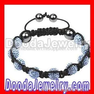 Fashion Blue Swarovski Crystal Shamballa Bracelet Tp2010 