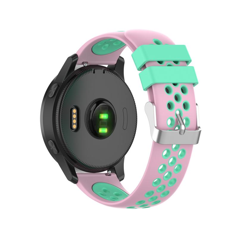 Muiticolor 22mm silicone Watch Strap for Garmin vivoactive4 loop strap watch straps Smart Watch band Accessories without gap