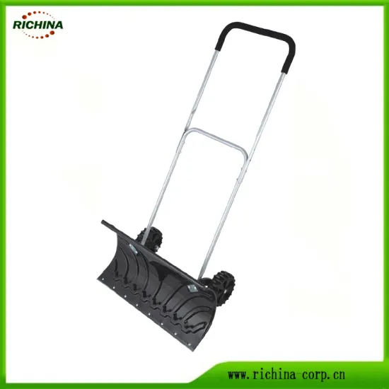 Snow Pusher with Wheels