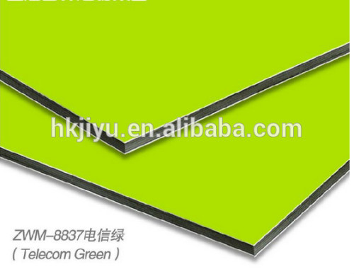 PVDF coated brushed anodized aluminium sheet