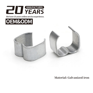 Galvanized Metal Clips for Customized Rolling Shutter Door Accessories