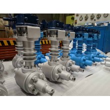 1-1/2inch 2500LB F91 Ball Valve with Gearbox