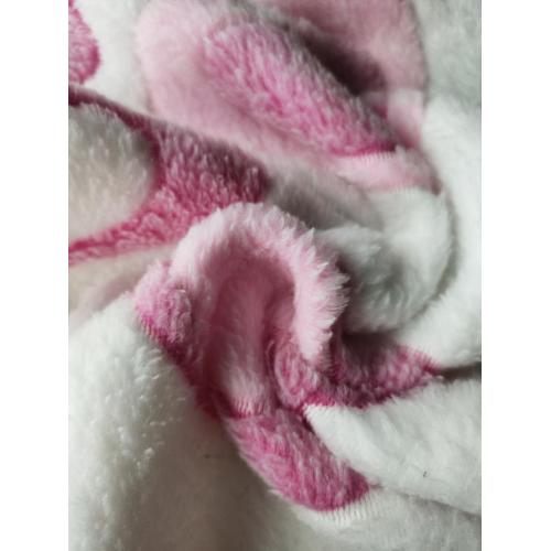 Poly Print Double Coral Fleece