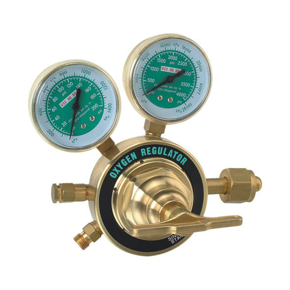 Heavy Duty Gas Regulator for Oxygen or Acetylene