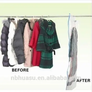 clear hanger clothes storage bags