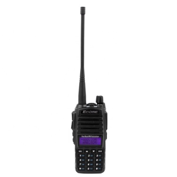 Radio portatile portatile UHF VHF Doppia Frequenza FM Walkie Tallkie Ecome-UV200