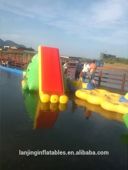 2014 inflatable climbing wall with slide for promotion sale