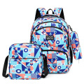 3 Pieces of Cartoon School Backpack