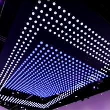 DMX RGB LED farebná madrix ľahká guľa