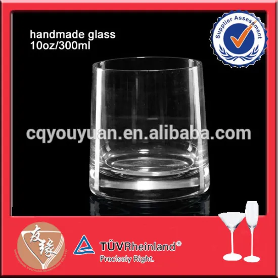 Classical concave bottom crystal whisky glasses
