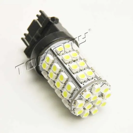 Stable Current Amber Yellow Color 12V 60SMD 3528 S25 3157 LED Brake Stop Tail Light Bulbs