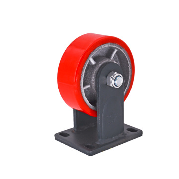 Extra Heavy Iron Core Pu Caster Wheel 4inch 1100kg