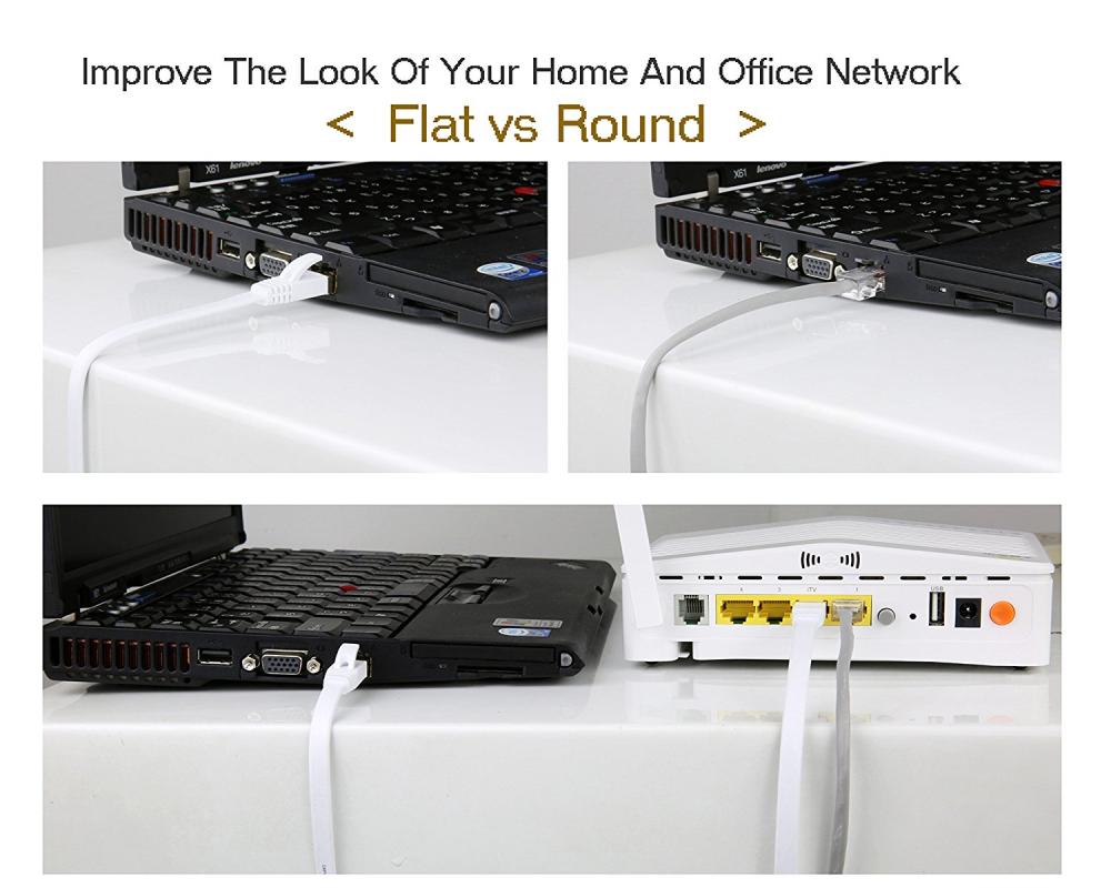 Cat7 Flat Patch Cable 5