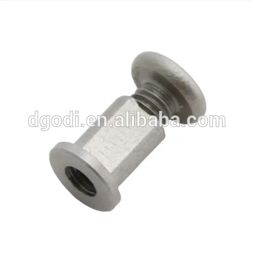 custom made inner threaded steel/aluminum locking hinge pin factory