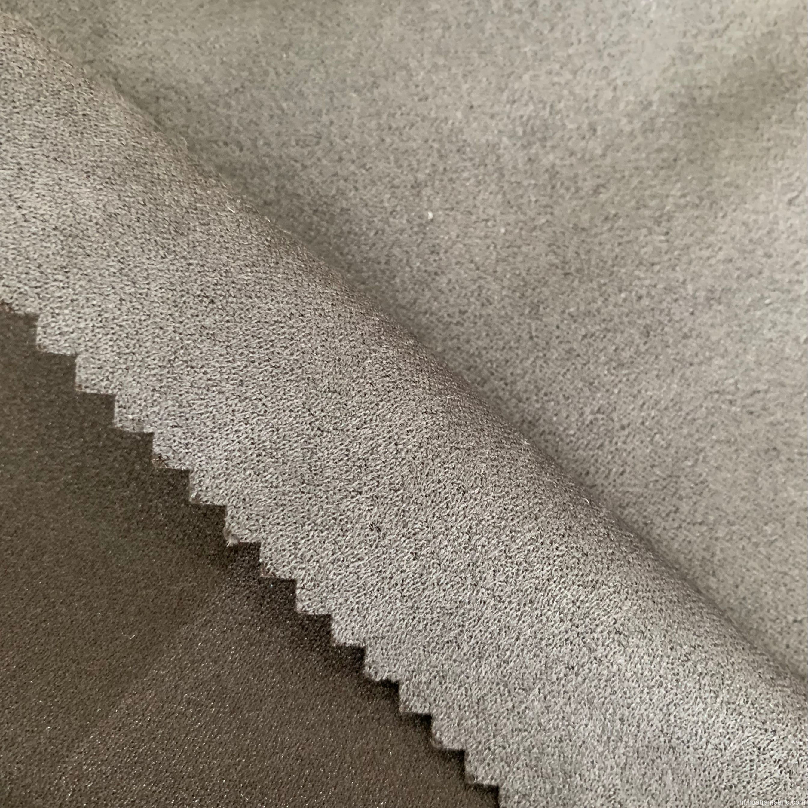 Polyester Warp Suede Sofa-stof