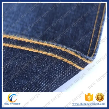 recycled cotton lycra denim fabric stock lot