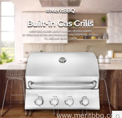 "Built-in barbecue grill for home use: bringing barbecue into the kitchen"