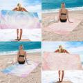 Des serviettes de plage à 100% en microfibre imprimées personnalisées