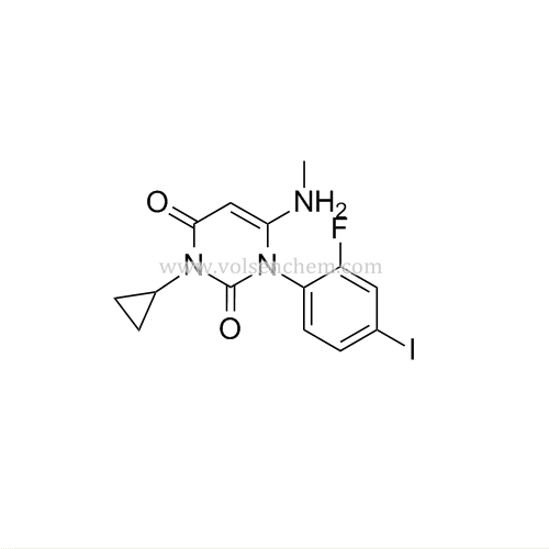 CAS 871700-28-6, 6- 아미노 -3- 시클로 프로필 -1- (2- 플루오로 -4- 요오도 페닐) 피리 미딘 -2,4 (1H, 3H) - 디온 트라마 티닙