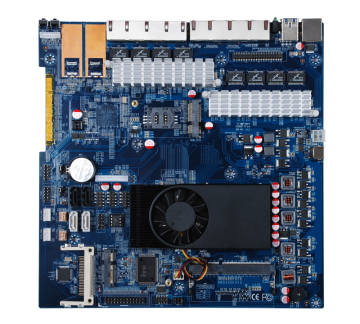 23x23cm Network Security Motherboard/Intel Celeron 1037U processor/Intel HM77 chipset/8xLAN port