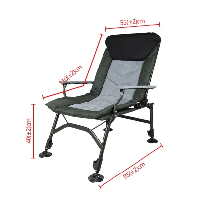 Portable Roughened Outdoor Winter Fishing Chair - Pale Gray Green Carp Fishing Tackle