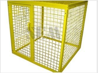 Corrosion Protection Steel Ul Certification Gas Metal Storage Cage Racking With 1.1m, 1.8m