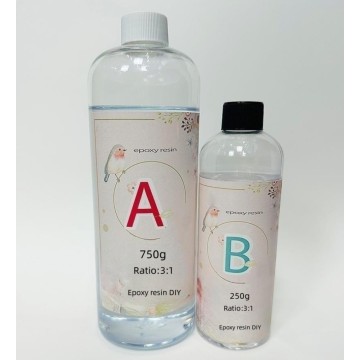 Crystal Liquid Epoxy Resin Art AB Glue