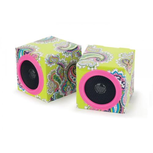 Reciclar mini altavoz de cartón plegable