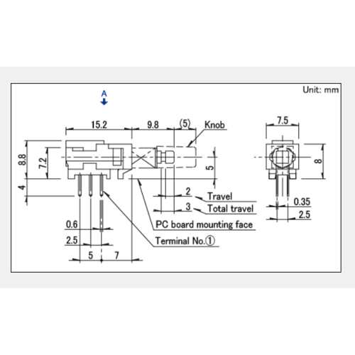 Spuj series push switch