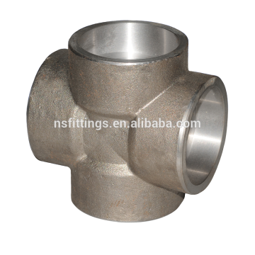 socket welding fittings crossA105 A350 LF2 A694 F52/65 A516 GR65/70 A182 F304/304L F316L F317L F321 F347H F316Ti F5 F