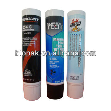 10oz HDPE material plastic tube for Lubricating oil packaging