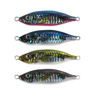 30g-80g Metal Jig Lures 3D Printing Lures Artificial Luminous Fishing Bait