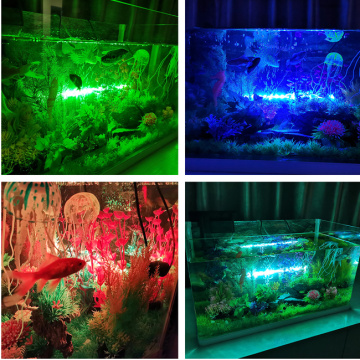 IP67 Tenggelam RGB Aquarium LED Lampu