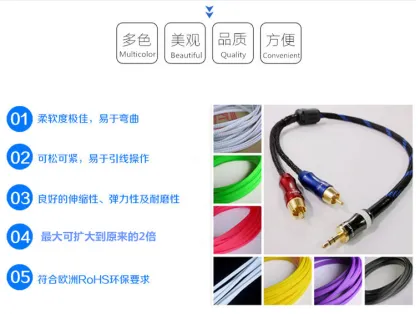 Expandable Braided Cable Sleeve For USB Cords