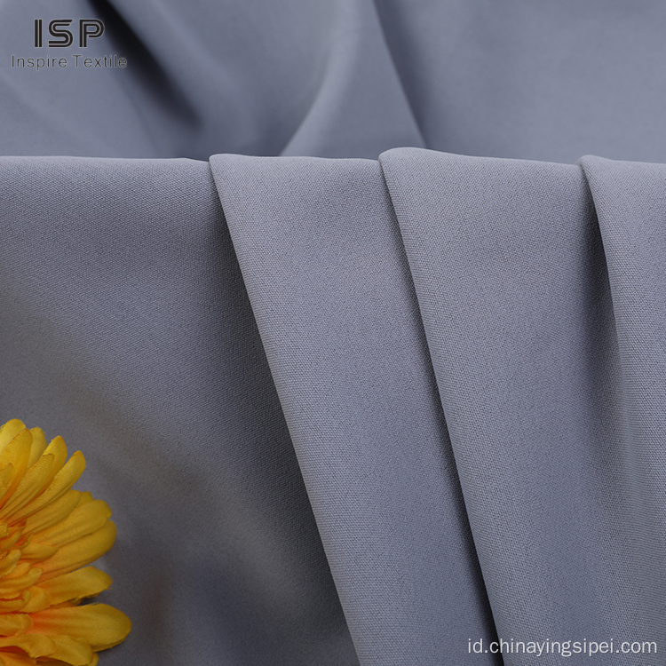 Cey Crepe 100%Polyester Textiles Fabrics untuk Garmen