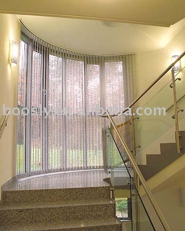 Electric vertical blinds/ golden color vertical window curtain