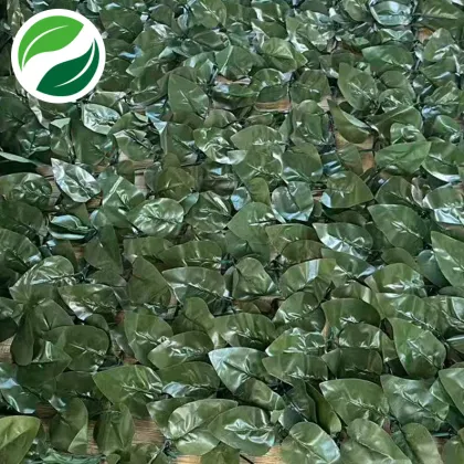 Extruded net simulates the plant peach leaves