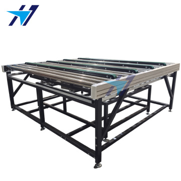 Mattress production flip conveyor line