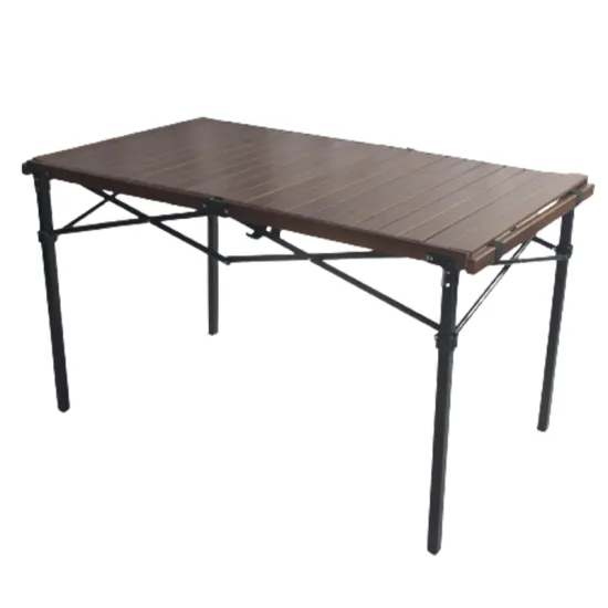 Lightweight Foldable Steel Frame Picnic Table for Outdoor and Commercial Use